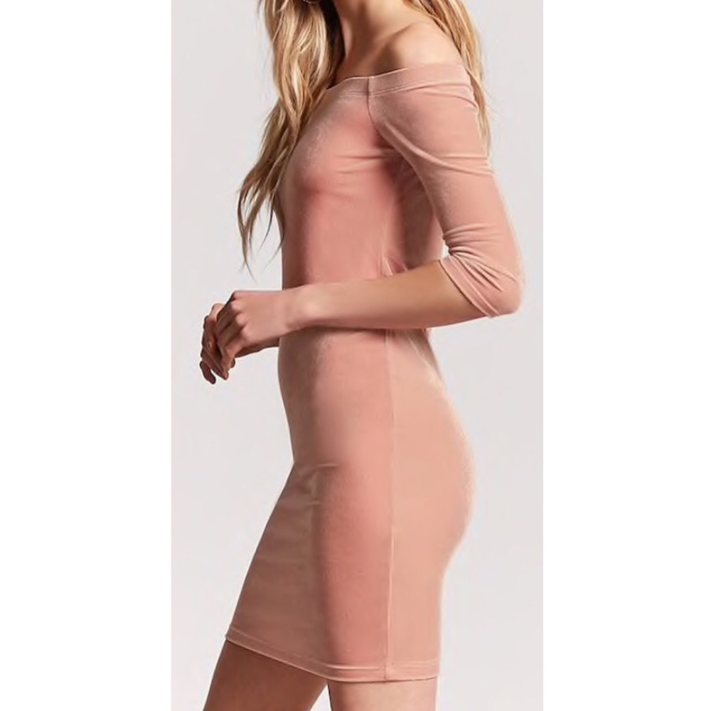 VELVET NWT MAUVE OFF THE SHOULDERS DRESS - Picture 6 of 8